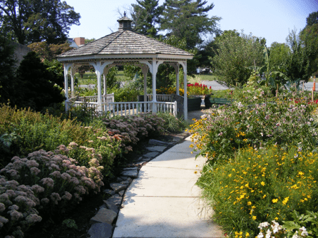 gazebo in a garden