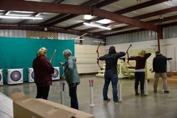 Calvert 4-H Youth participating in shooting sports programming