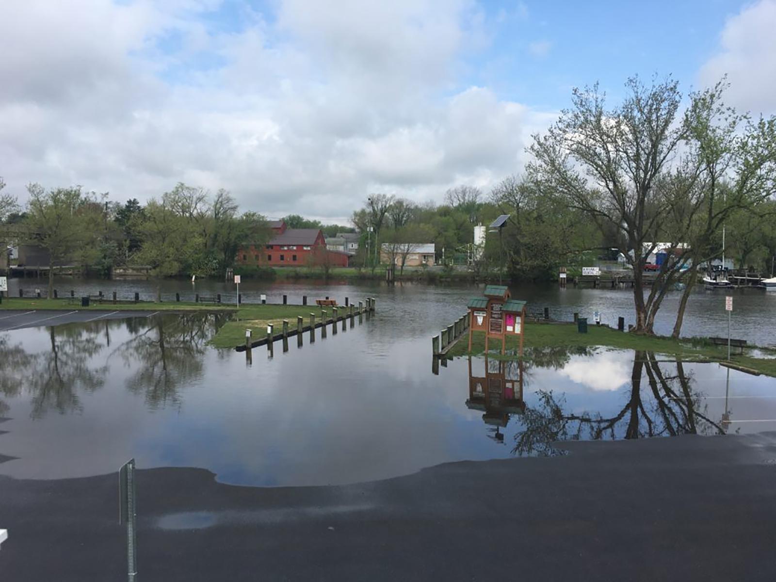 Image of nuisance flooding in Denton, MD