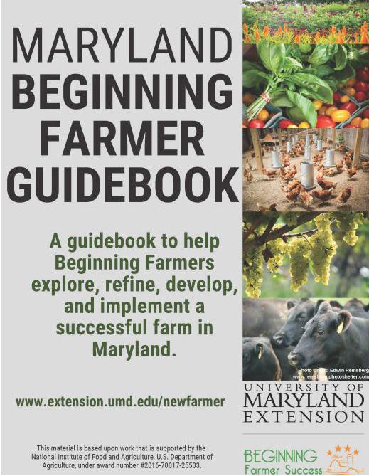 Maryland Beginning Farmer Guidebook cover