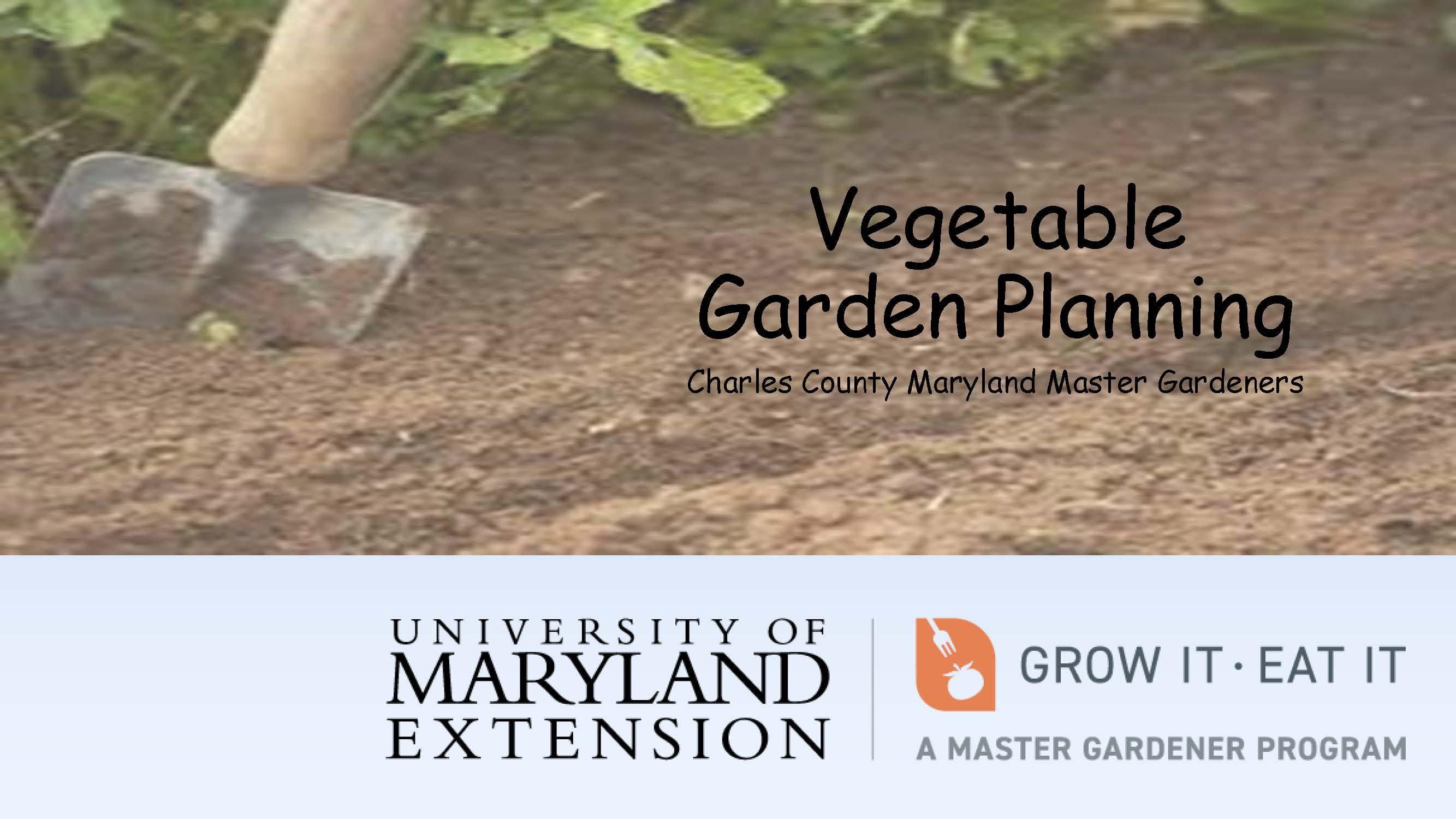 Vegetable Gardening Planning
