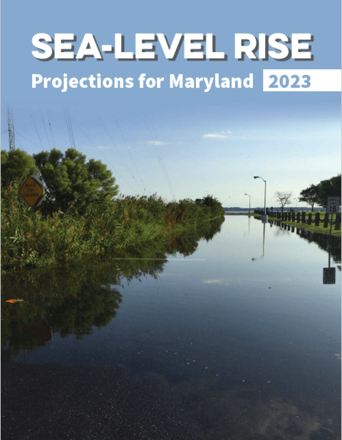 image of 2023 Sea Level Rise report cover