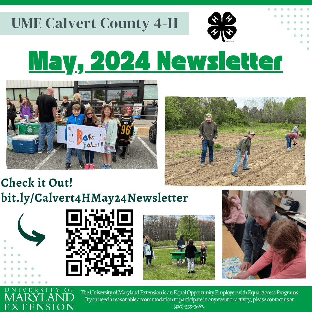 Graphic for Calvert County May 2024 Newsletter