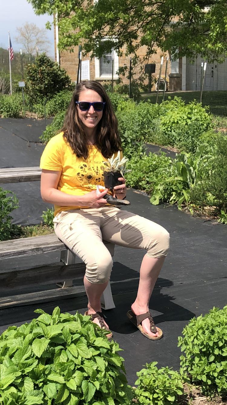 Sarah Llewellyn Educator in Garden