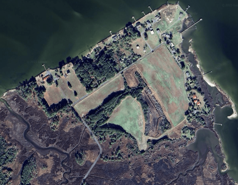 aerial imagery over farm 2025