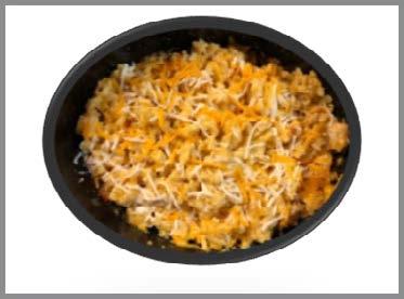 A crockpot containing macaroni and cheese