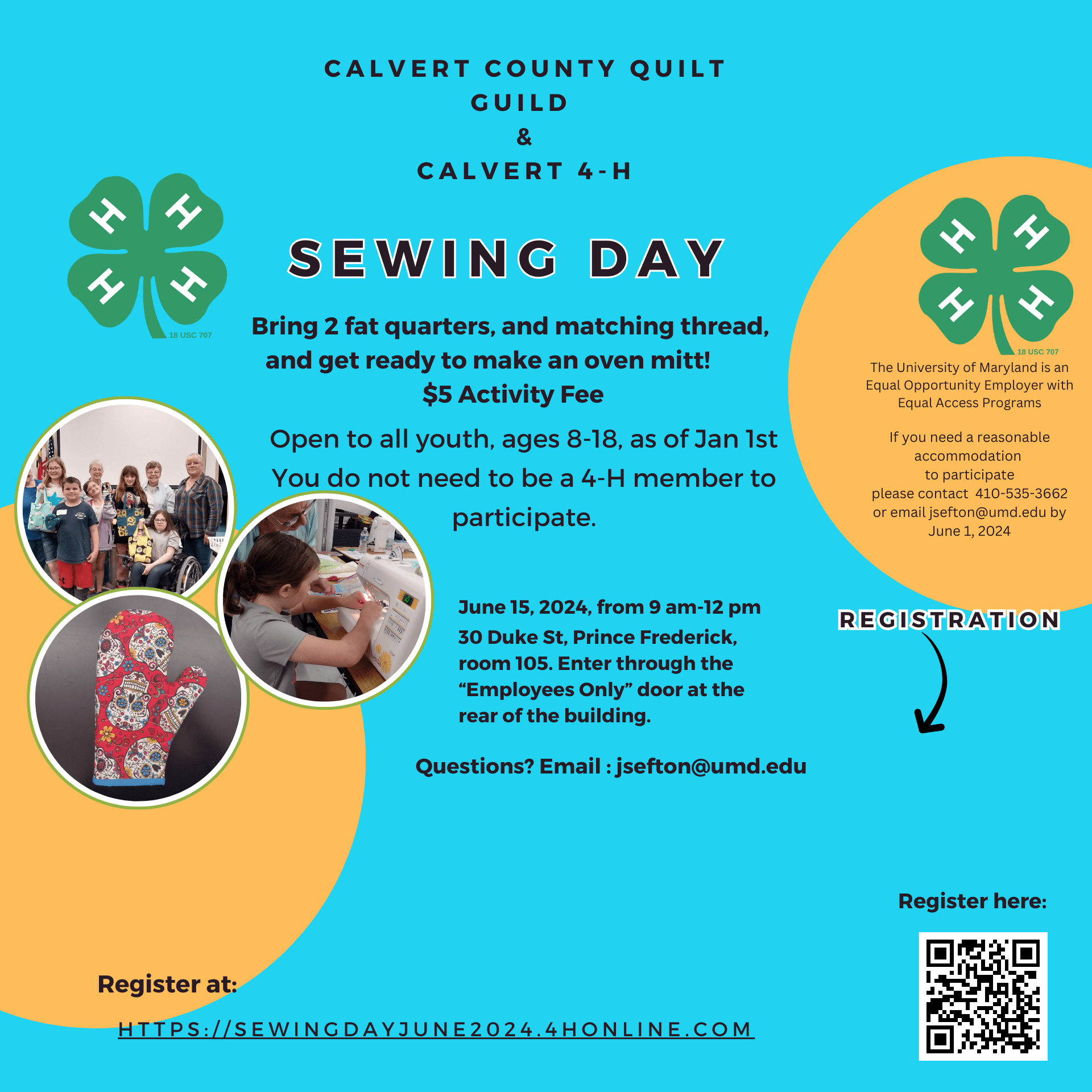 Sewing/Quilting Day flyer