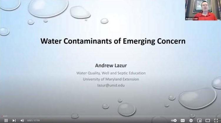 Water Contaminants of Emerging Concern