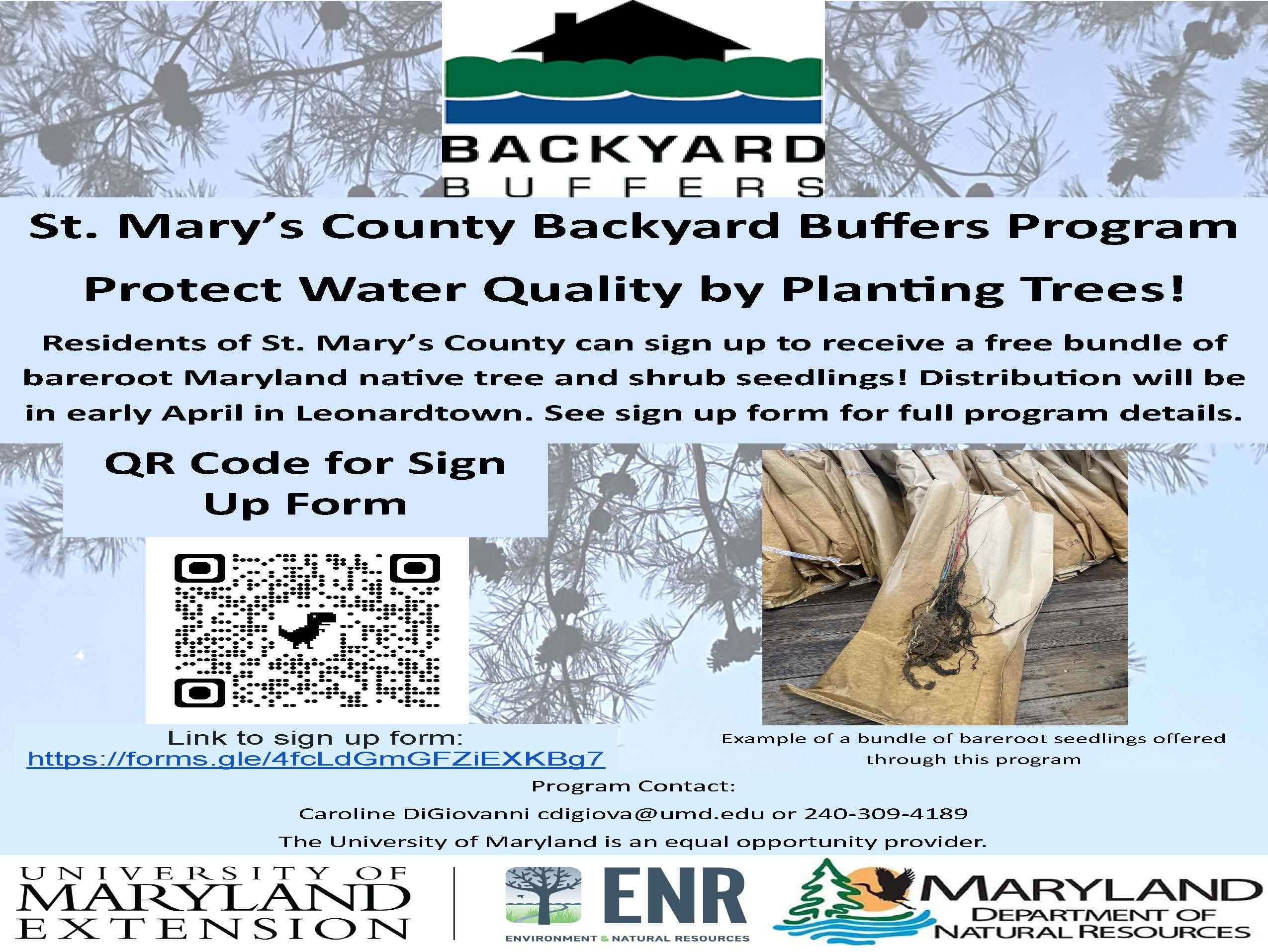 2025 St Marys County Backyard Buffers Program