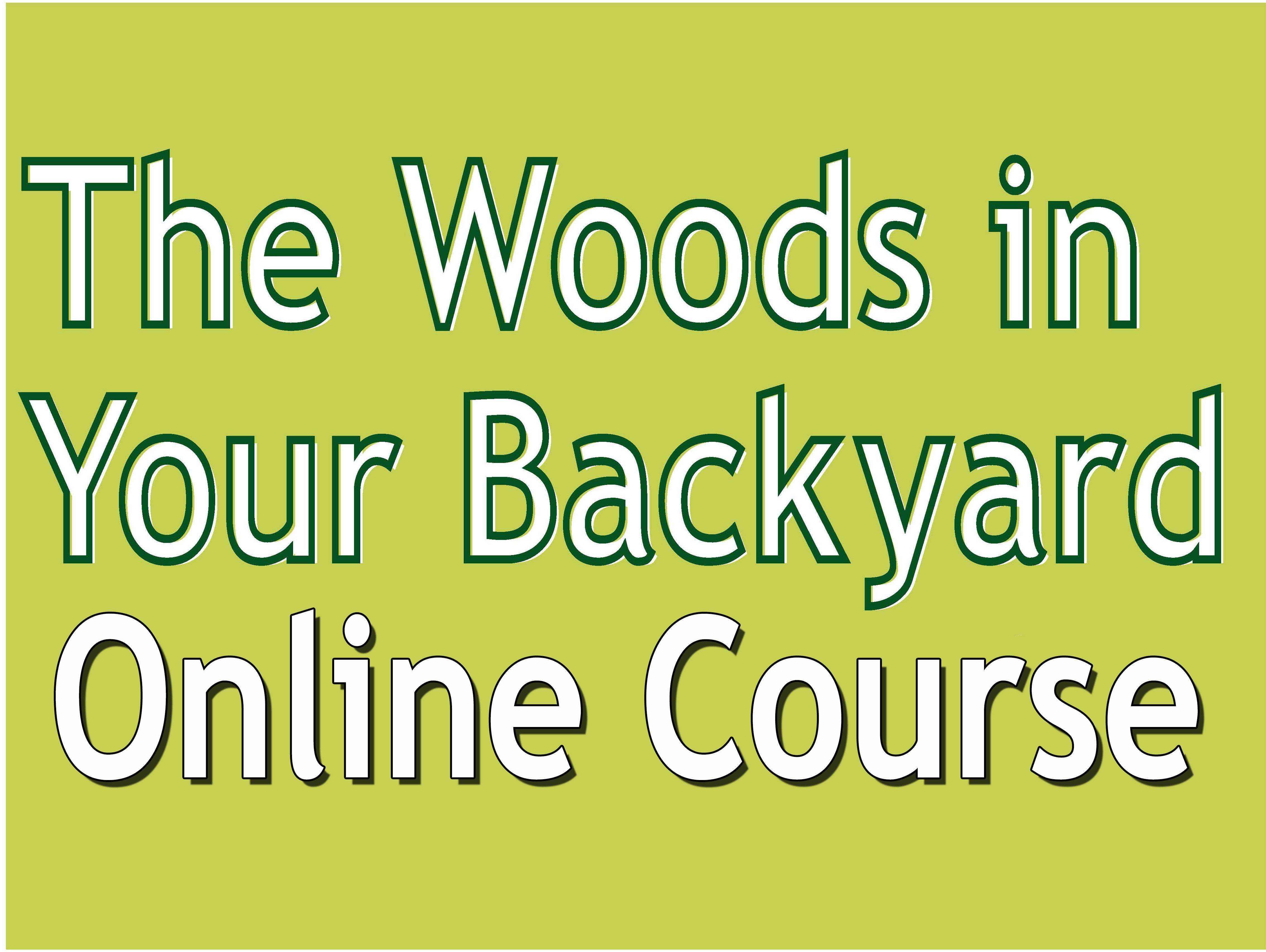 The Woods in Your Backyard online course logo