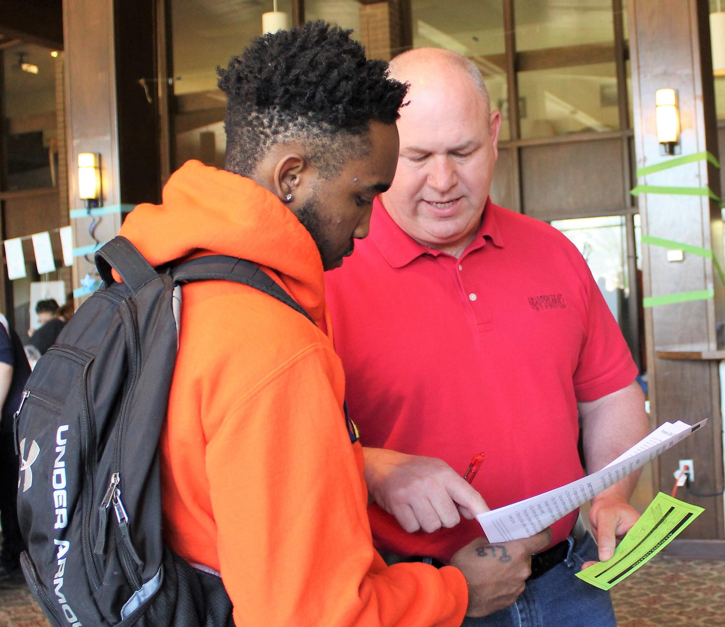 Dr. Ketterman at Allgeany College Open House