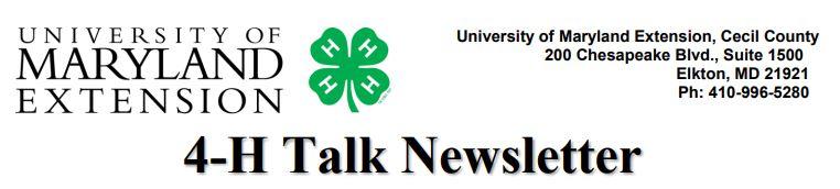 4-H Talk newsletter logo