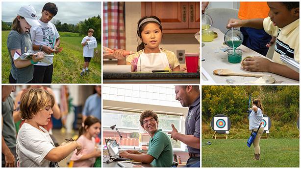 Pictures of Various kids doing activities