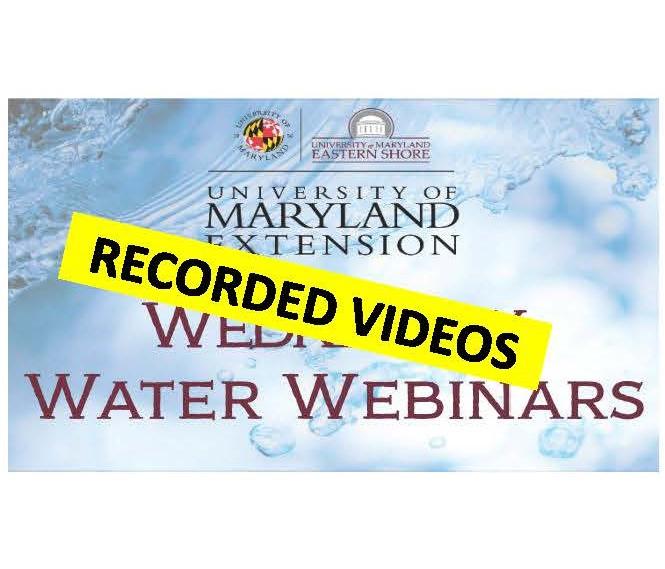 Wednesday Water Webinars Recorded
