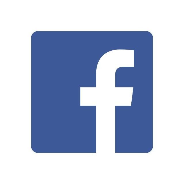 Blue square facebook logo with white F