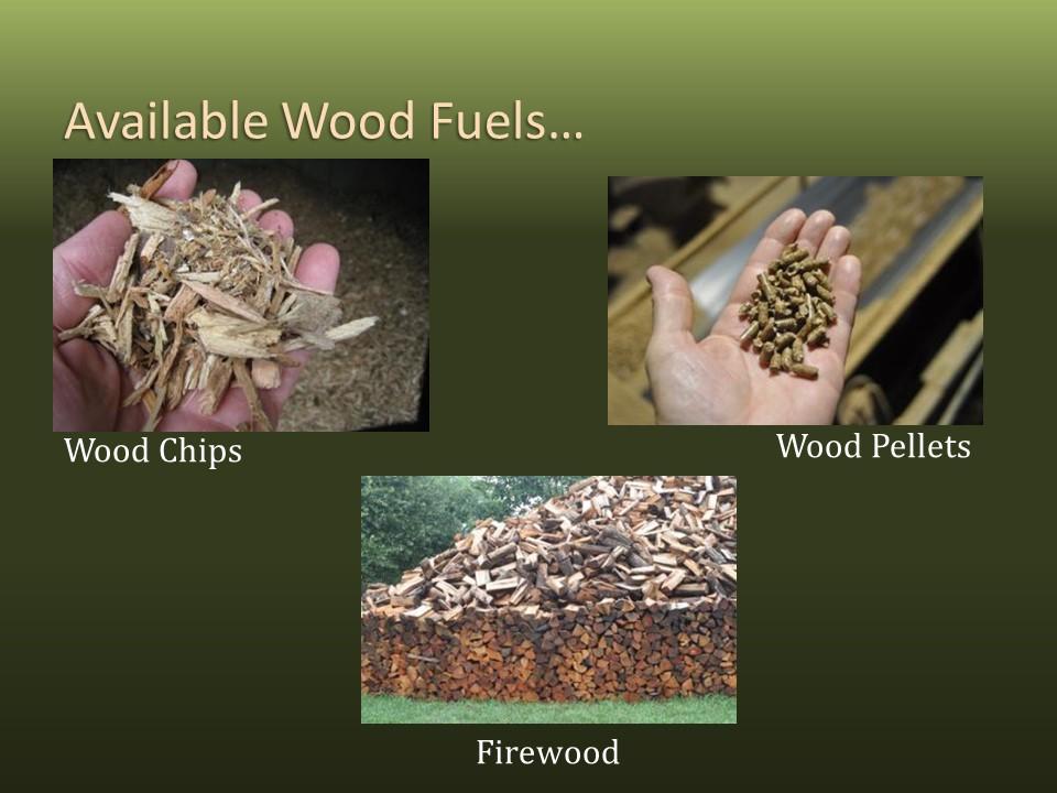 Sources of wood energy