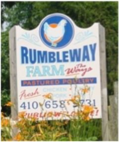 Sign for Rumbleway Farm