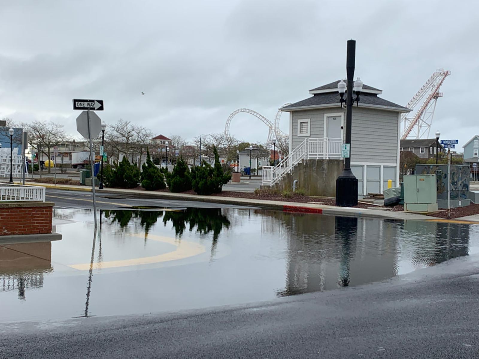 Image of nuisance flooding in Ocean City, MD