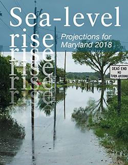 Cover Page of the Sea-Level Rise Projections for Maryland 2018 report