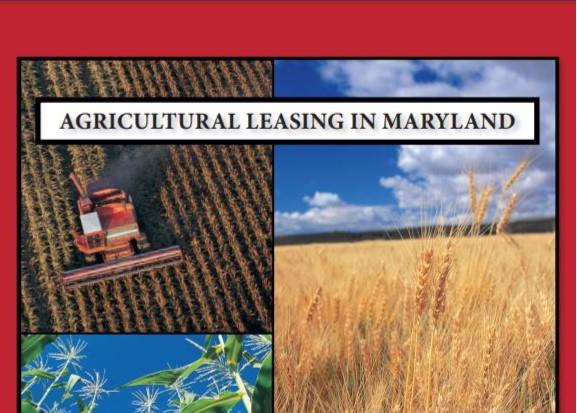 Agricultural Leasing In Maryland publication cover