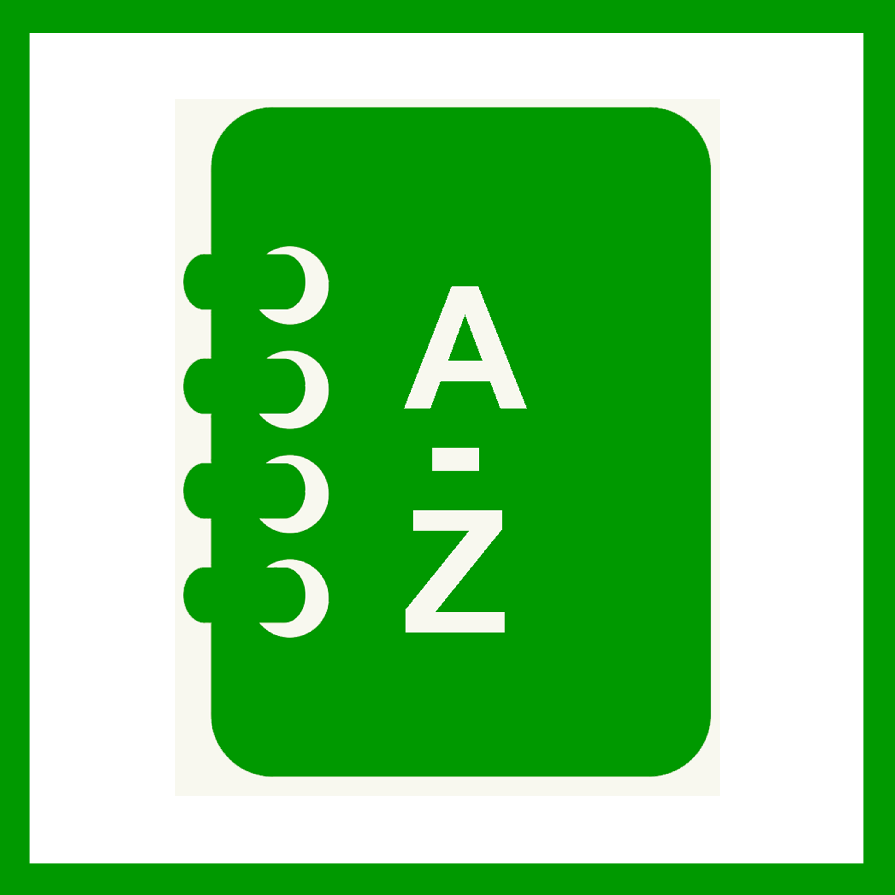 Icon of A to Z directory