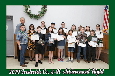 Frederick 4-H Achievement Night Group Picture