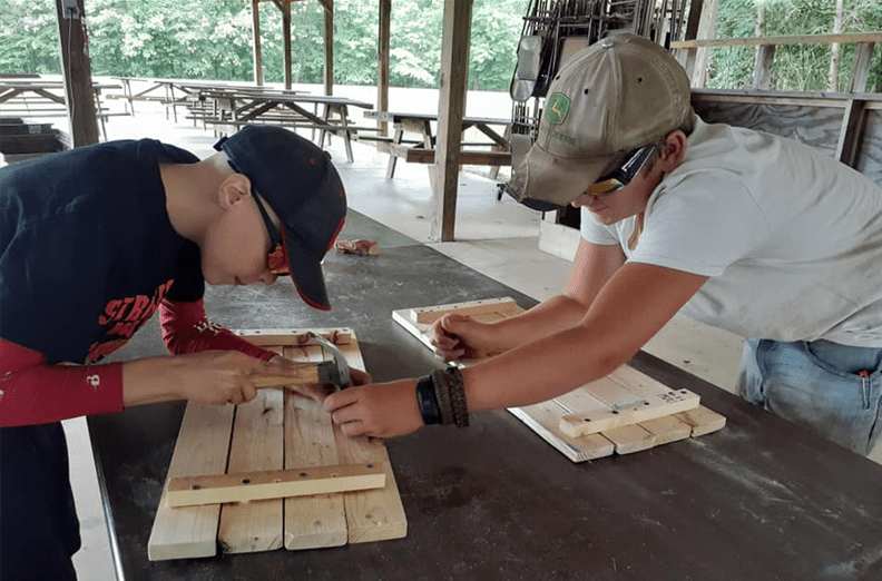Frederick 4-H Youth - Woodworking Project