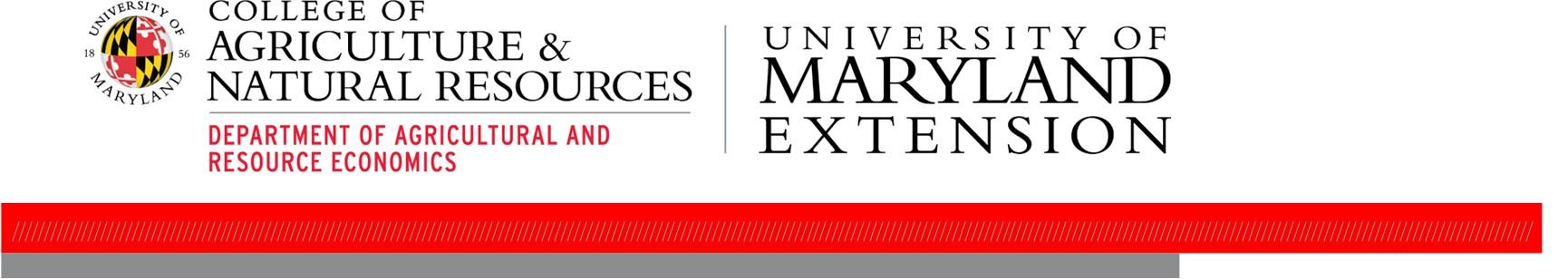 College of Agriculture and Natural Resources and University of Maryland Extension Logos