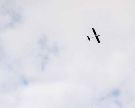 Drone in the sky. Photo: Edwin Remsberg