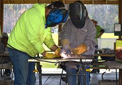 Mentor and Youth Welding