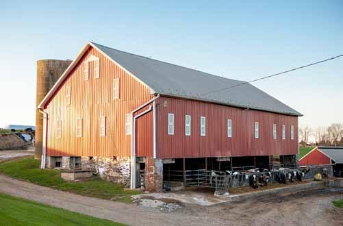 Red dairy barn. Photo: Edwin Remsberg
