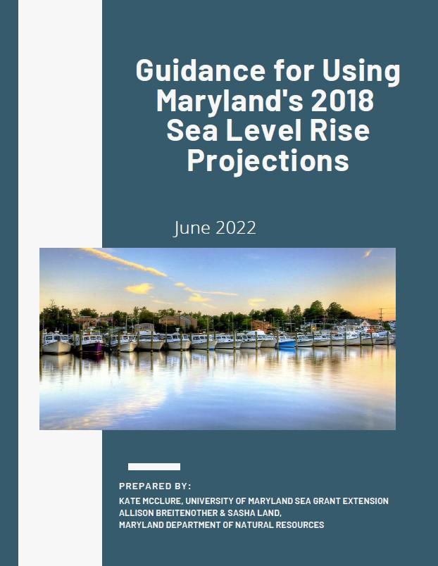 Cover image of Sea Level Rise Guidance document