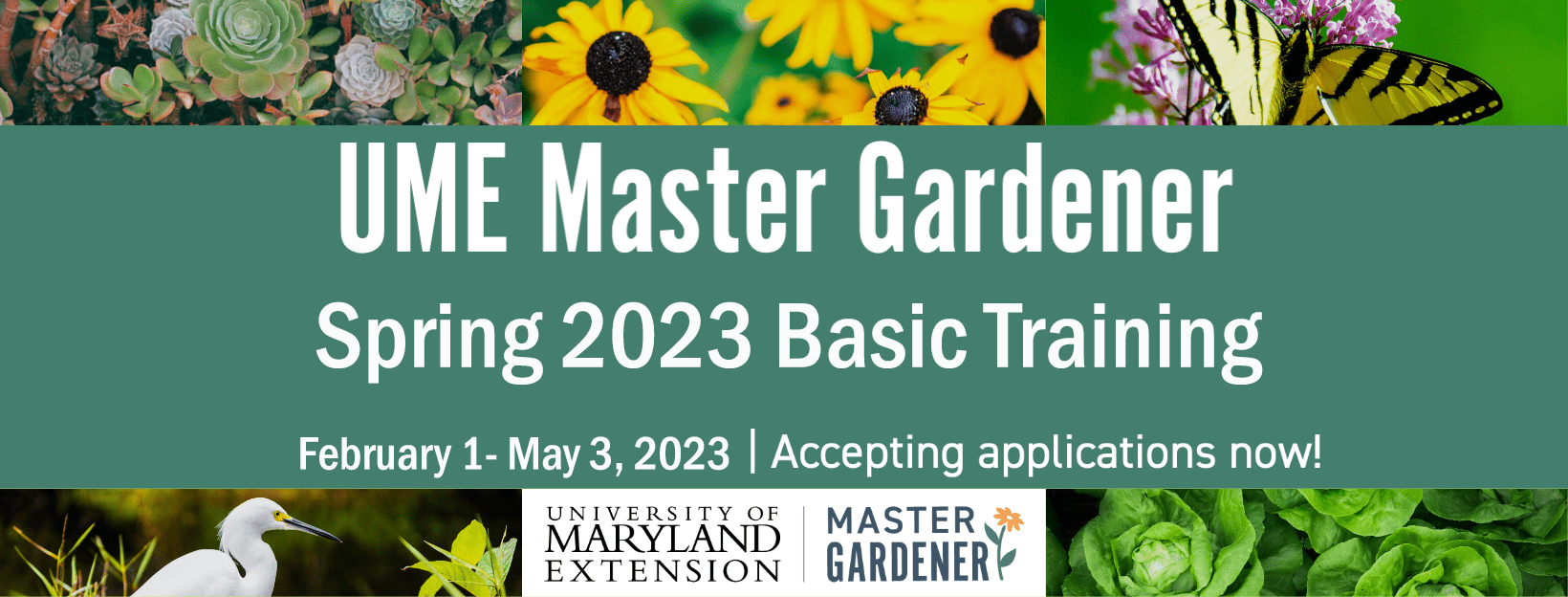 Master Gardner Spring 2023 Basic Training Flier