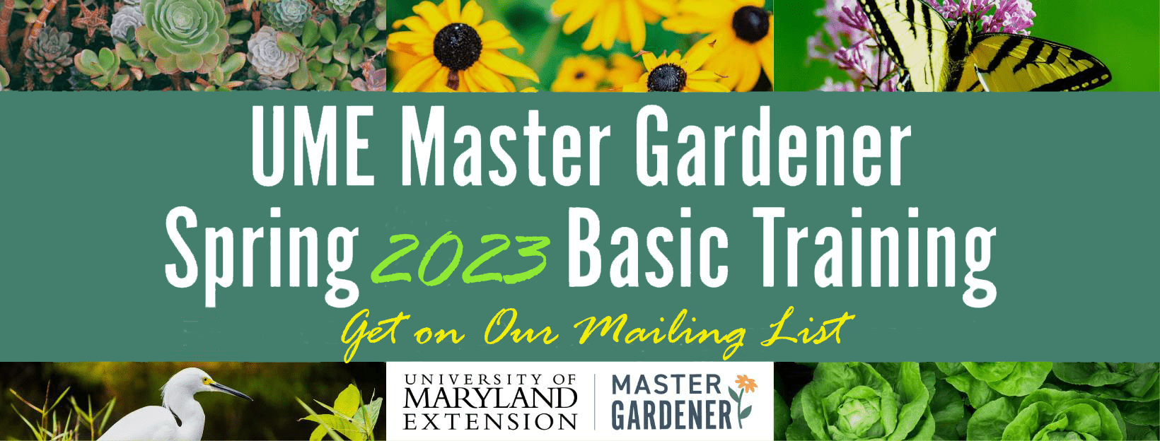 UME Master Gardener - Spring 2023