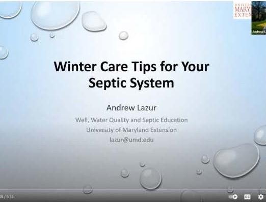 Winter Care Tips for Your Septic System