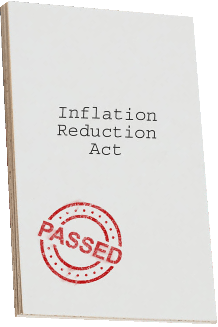 Inflation Reduction Act Paperwork Stamped