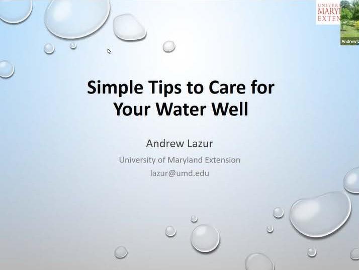 Simple Tips to Care for Your Water Well