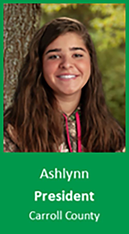 Maryland 4-H State Council President