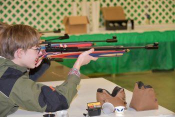 Calvert 4-H Youth participating in shooting sports programming