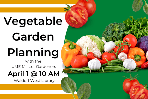 Flyer for the April 1, 2023, Vegetable Garden Planning Class