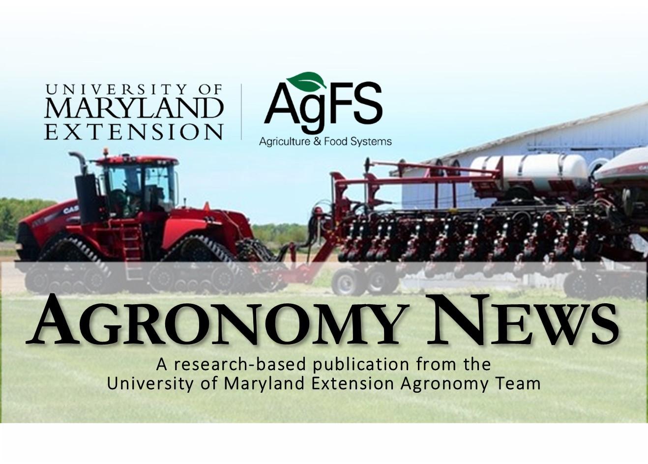 Agronomy News April 2023 Header