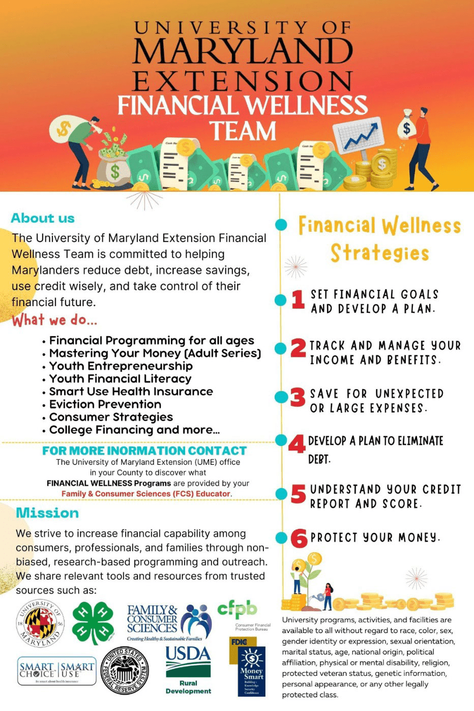 Financial Wellness Team Poster