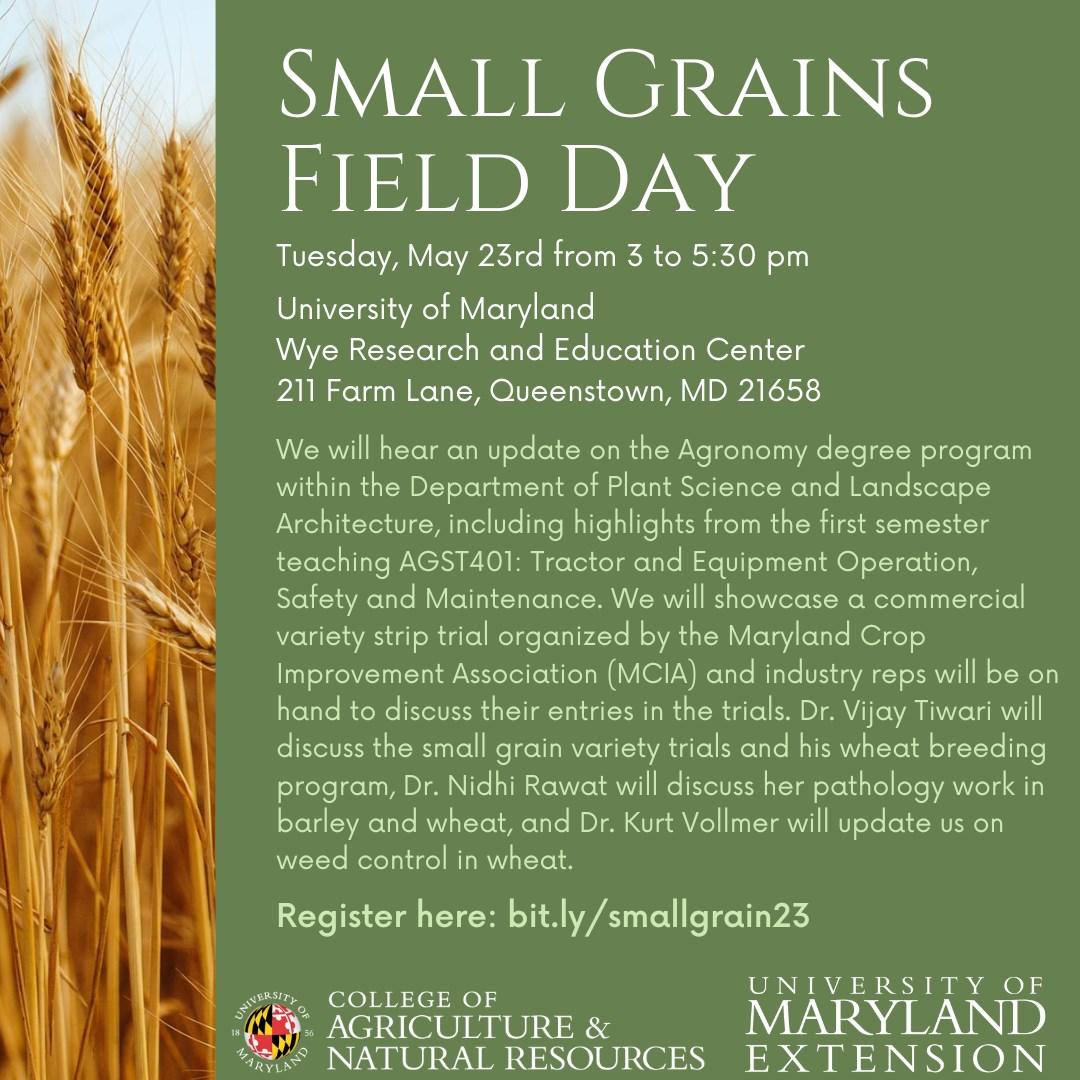 Small Grains Field Day Ad