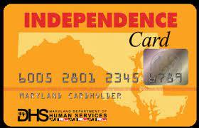 An example of a Maryland SNAP EBT benefits card.