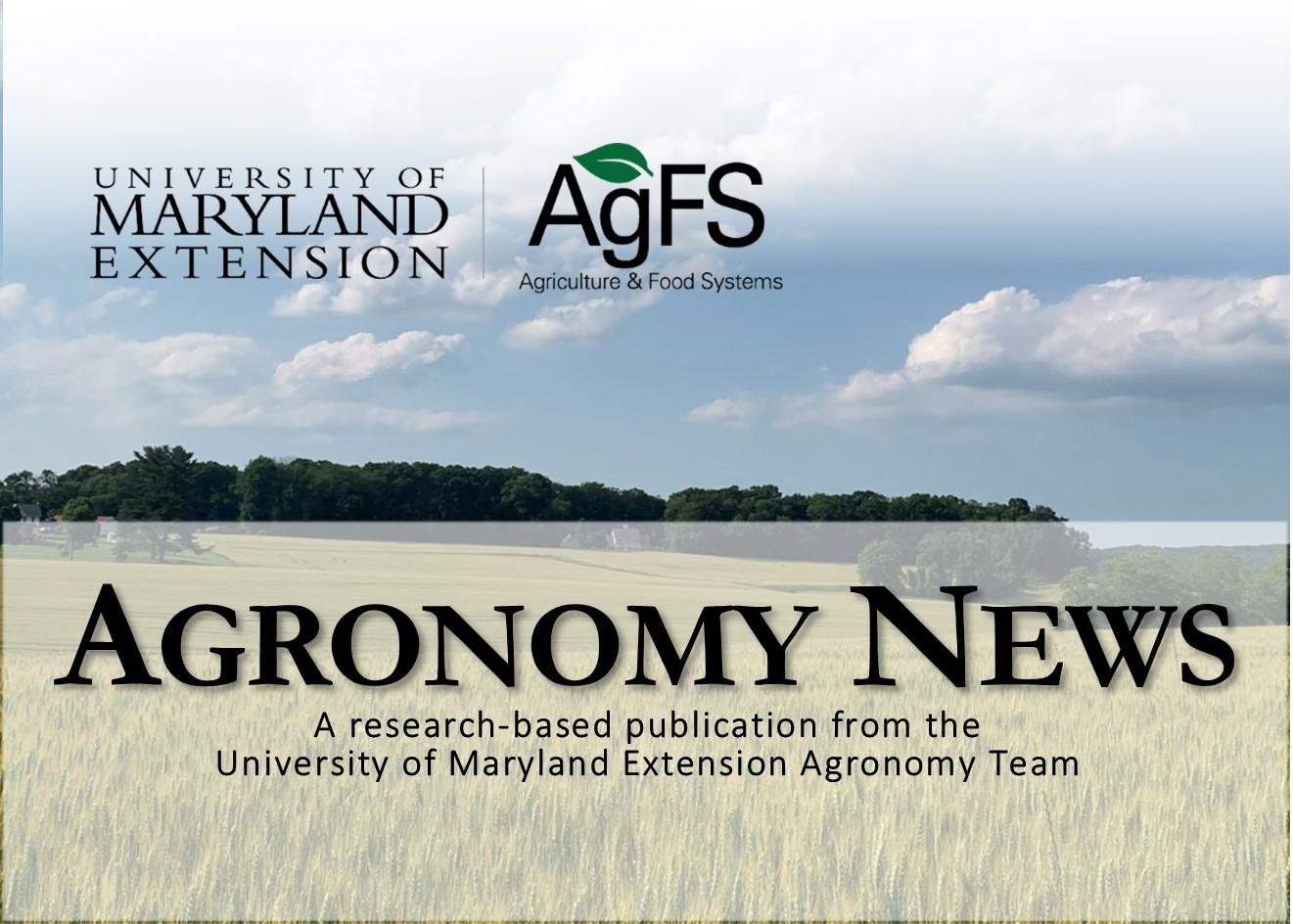 Agronomy Newsletter June header