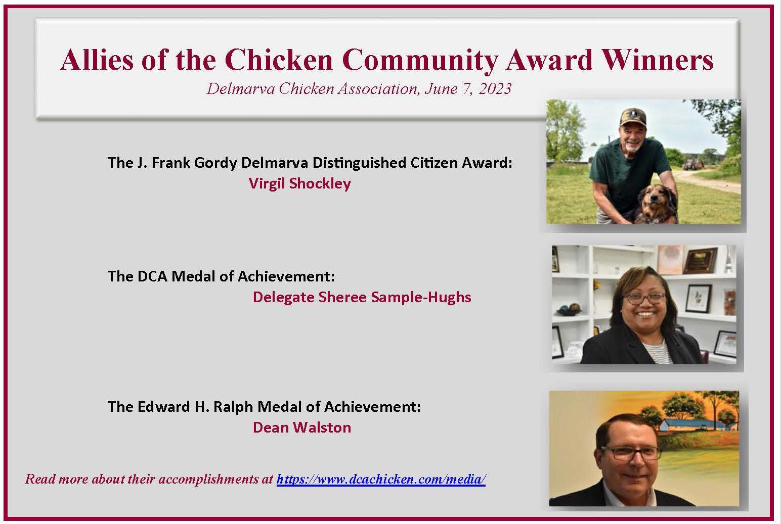 DCA Allies of the Chicken Winners