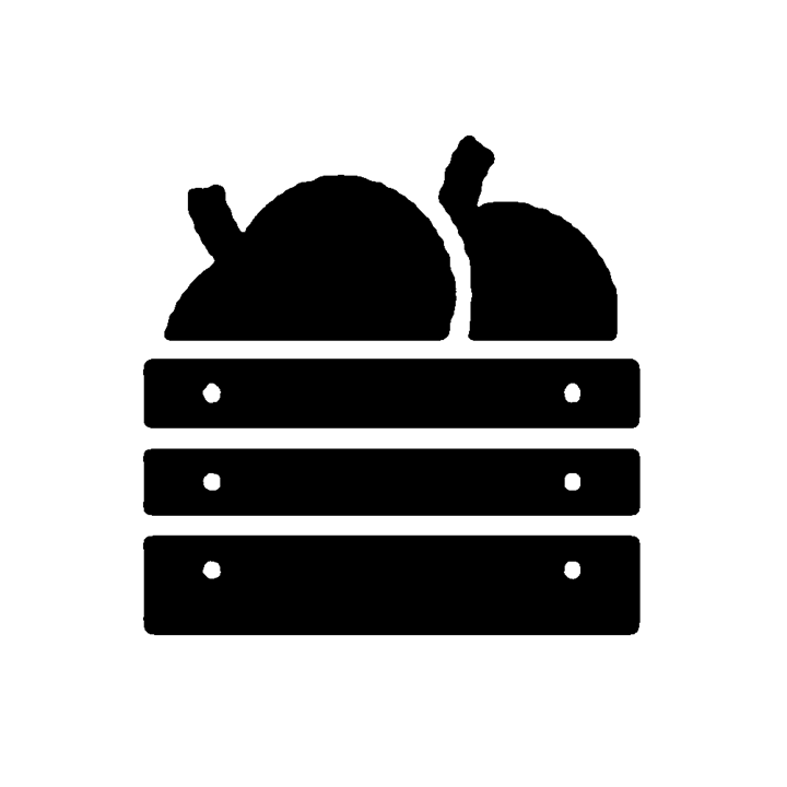 fruit in basket icon