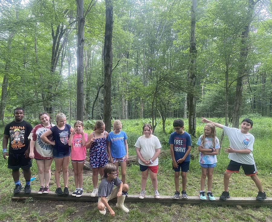 Photo of Charles County 4-H Kids at Overnight Camp 2023