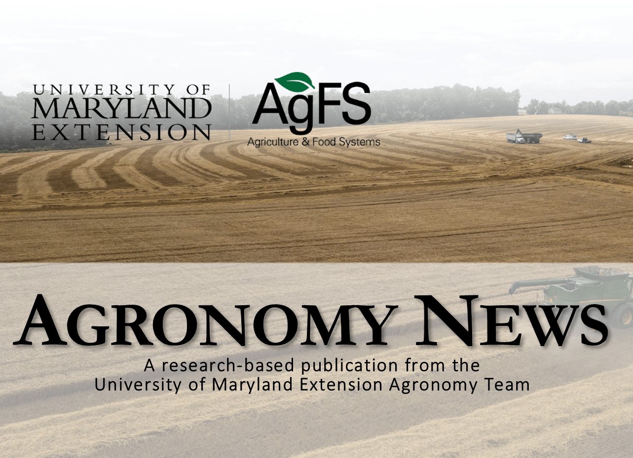 Agronomy News-July 2023 University of Maryland Extension