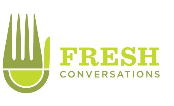 Fresh Conversations Logo with green fork